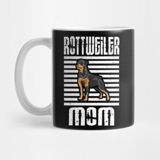 Rottweiler Mom Proud Dogs Mug